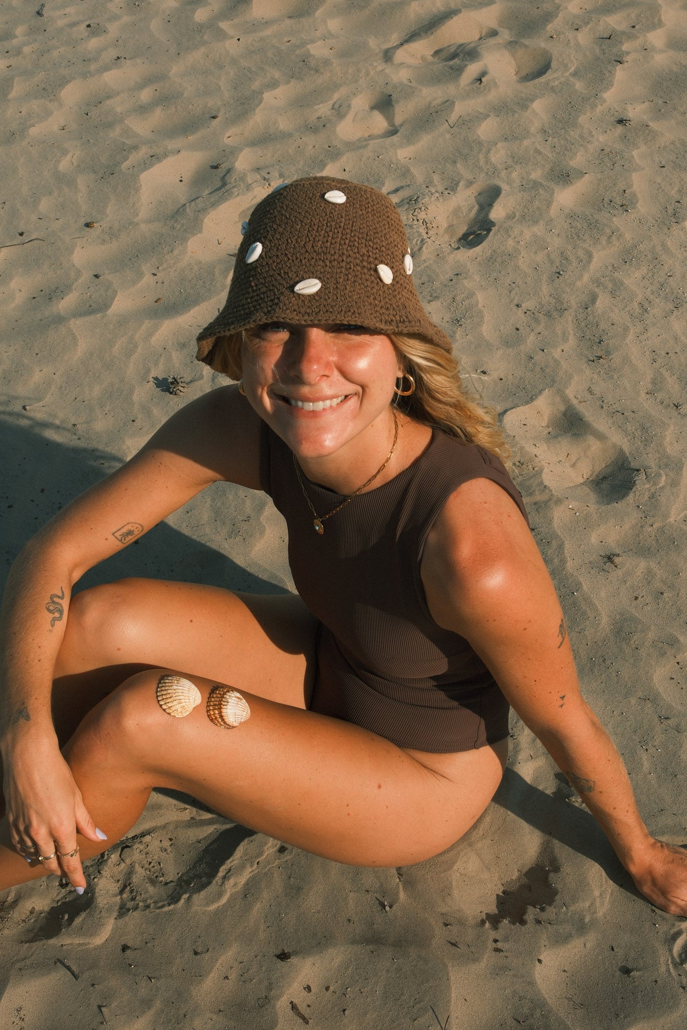 Cowrie Shell Hat