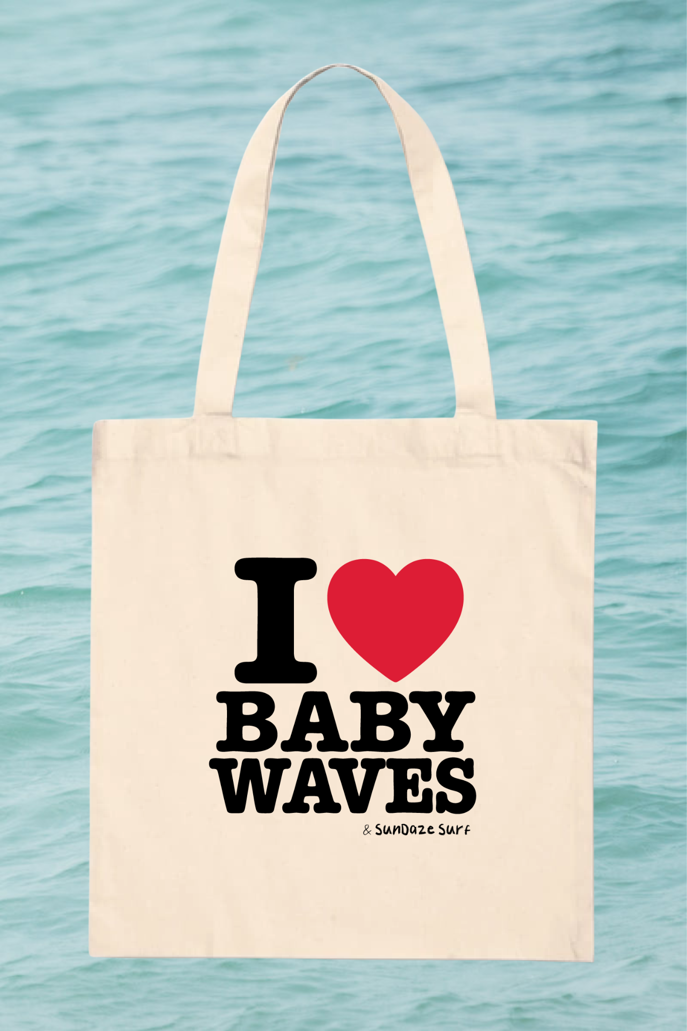 I ❤️ Baby Waves Tote