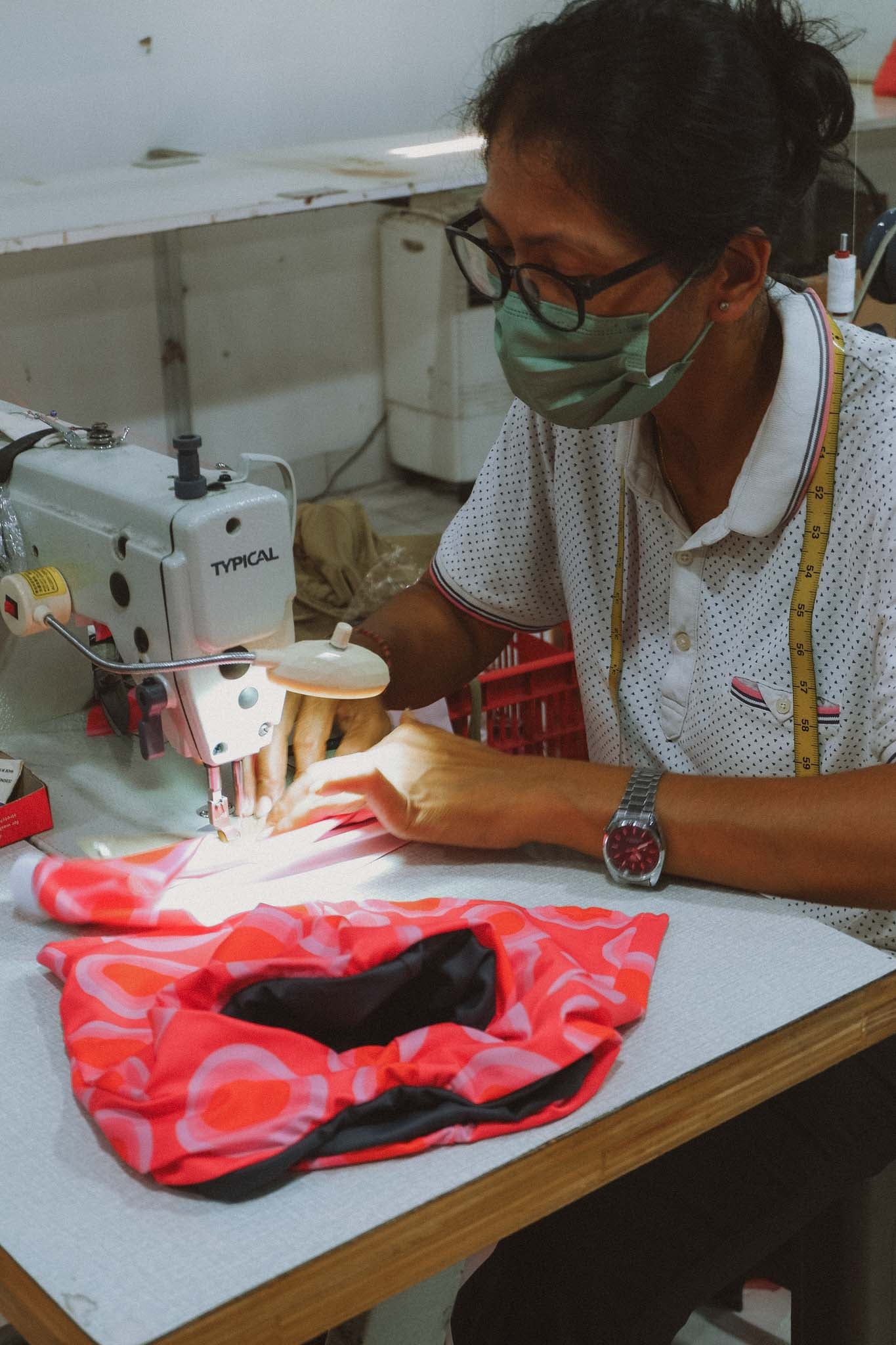 Putu Triangle Bikini Top Watermelon