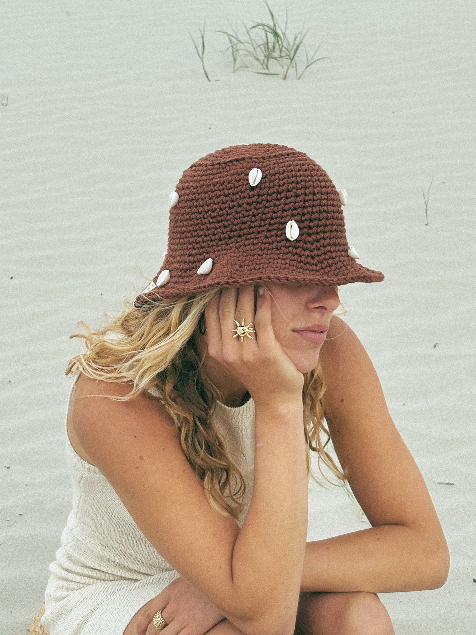 Cowrie Shell Hat