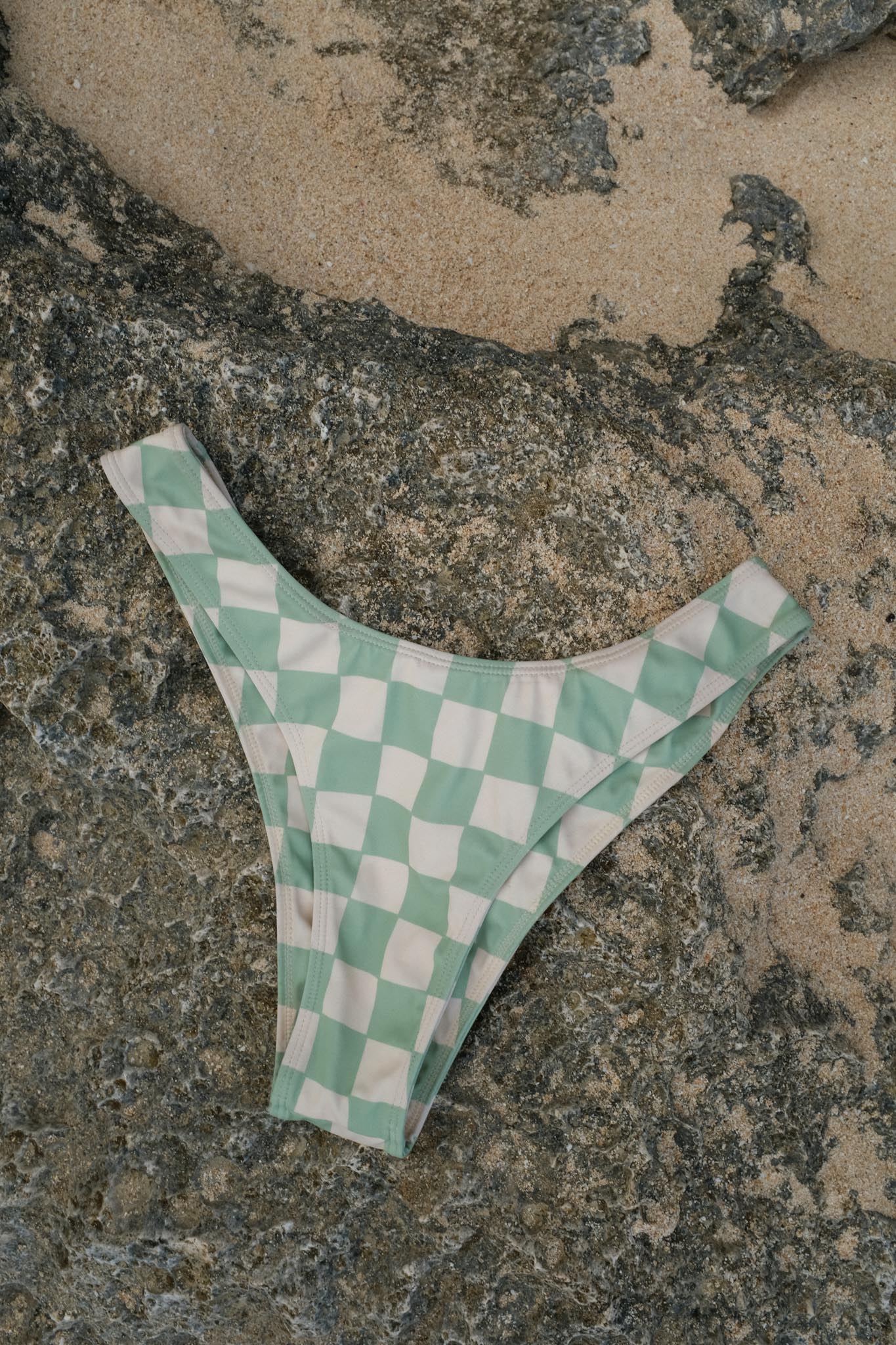 *PRE-ORDER* Putu Bikini Bottoms Sage Green Check